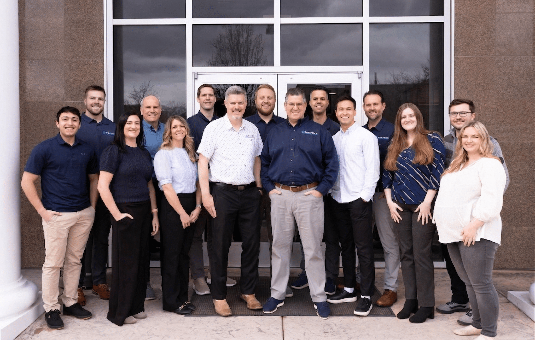 The RH Borden team outside the Lehi, Utah home office