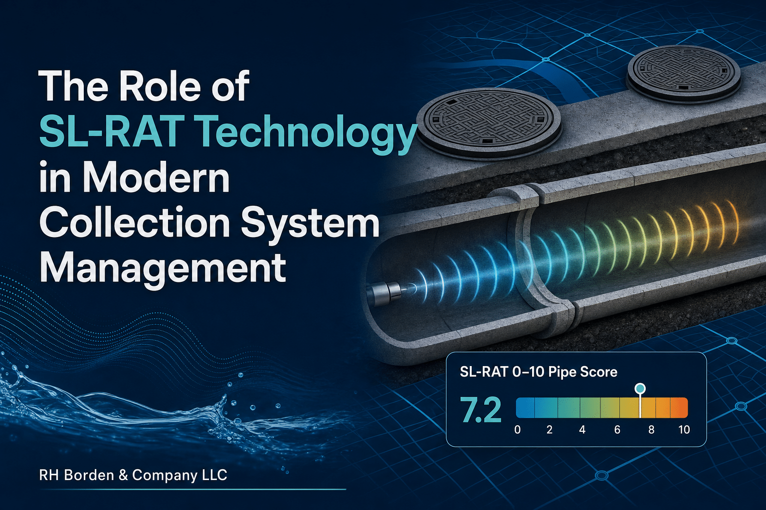 SL-RAT sewer technology acoustic assessment hero image for modern collection system management